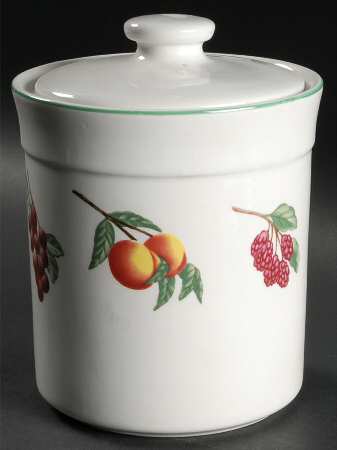 Garden Trellis Large Canister & Lid