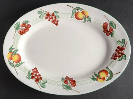 Garden Trellis 11" Oval Serving Platter