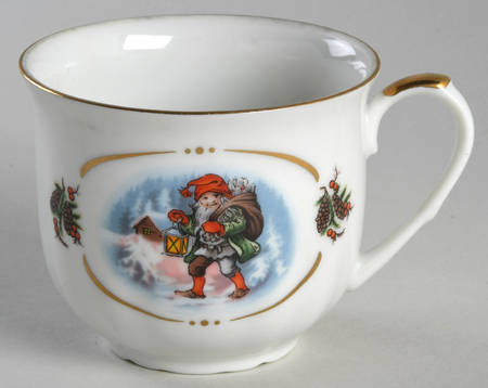 Old Fashioned Christmas Flat Cup