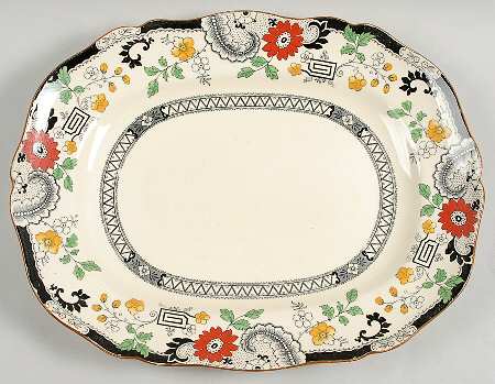 Canton 15" Oval Serving Platter