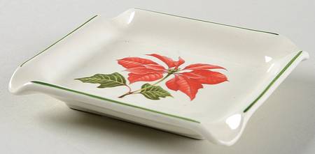 Poinsettia 4" Ashtray