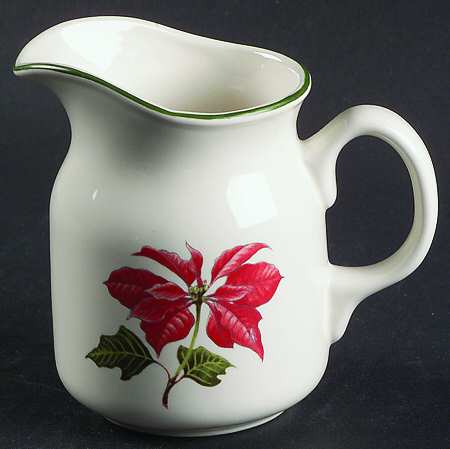 Poinsettia Creamer