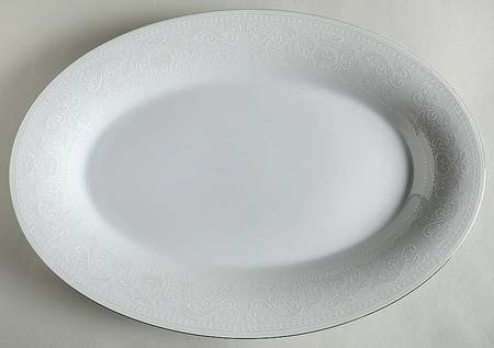 Crochet 14" Oval Serving Platter