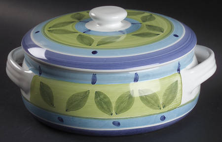 Blue Moon 2 Qt Round Covered Casserole