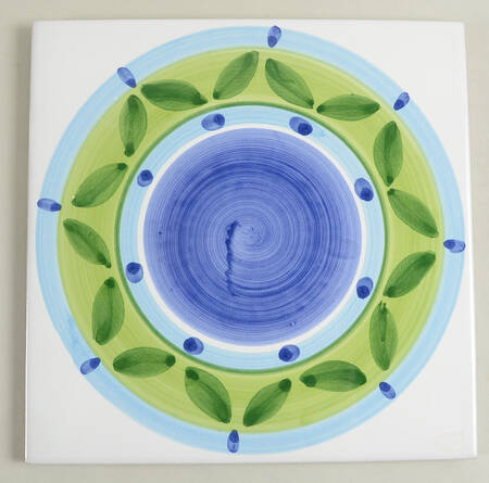 Blue Moon Square Trivet