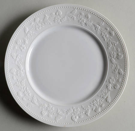 Georgia White Salad Plate