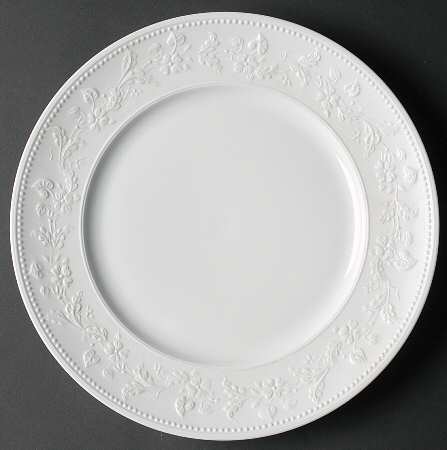 Georgia White Large Dinner Plate