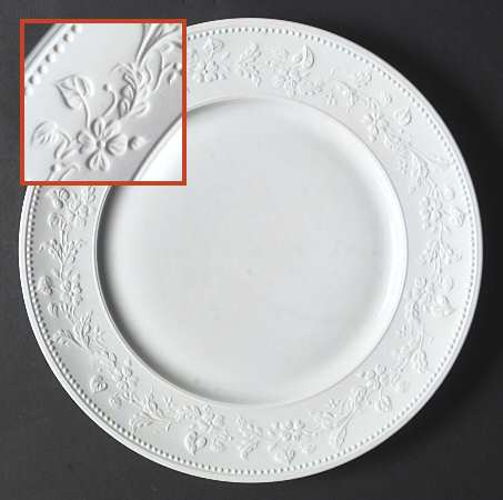 Georgia White Dinner Plate