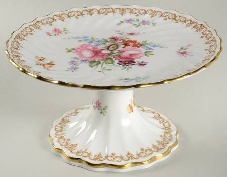England's Bouquet Round Compote (Height X Width)