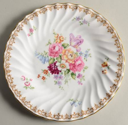 England's Bouquet Luncheon Plate