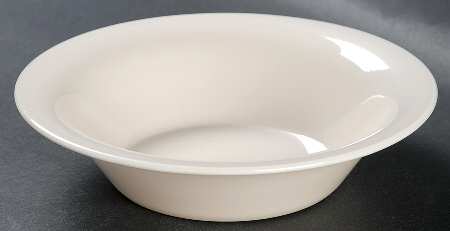 Beige (Rim) Fruit/Dessert (Sauce) Bowl