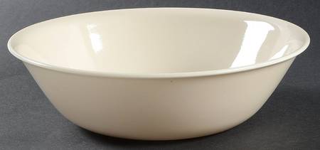 Beige (Rim) 8" Round Vegetable Bowl