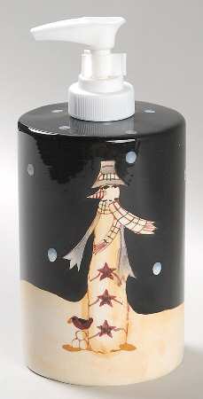 Midnight Snowman Lotion Dispenser