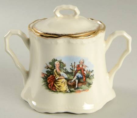 CRO163 Sugar Bowl & Lid