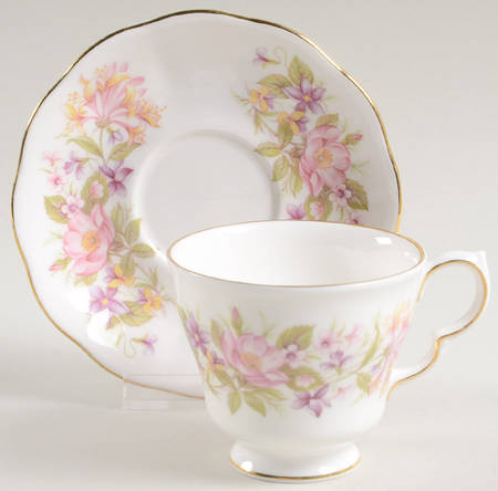 Wayside Footed Demitasse Cup & Saucer Set