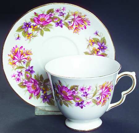 Wayside Footed Cup & Saucer Set