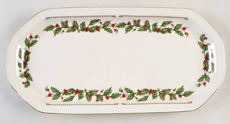 Ivory Holly (Japan) Bread Tray