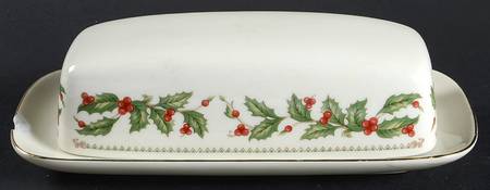 Ivory Holly (Japan) 1/4 Lb Covered Butter