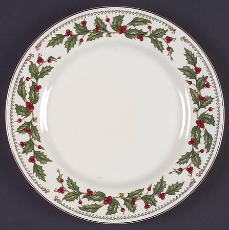 Ivory Holly (Japan) Salad Plate