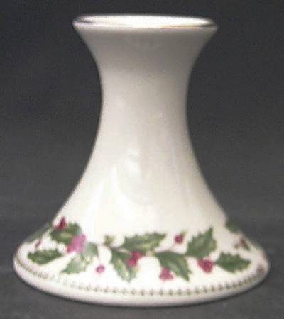 Ivory Holly (Japan) 3" Candlestick