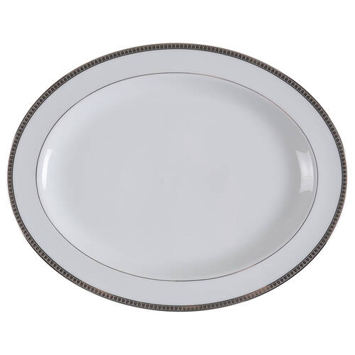 Malmaison (Platinum) 15" Oval Serving Platter