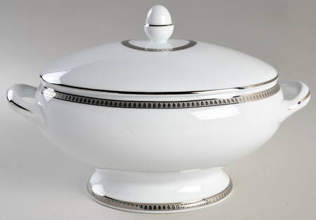 Malmaison (Platinum) Oval Covered Vegetable by Christofle