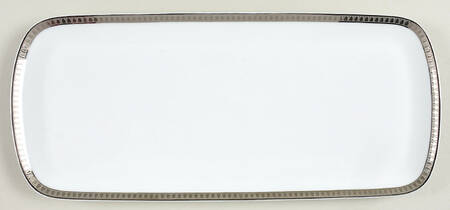 Malmaison (Platinum) Oblong Cake Plate