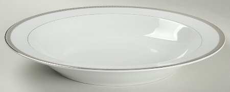 Malmaison (Platinum) 11" Large Salad Serving Bowl