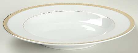 Malmaison (Gold) Rim Soup Bowl