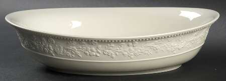 Georgia Ivory 9" Oval Vegetable Bowl