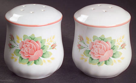 Elegant Rose (Corelle) Salt & Pepper Set
