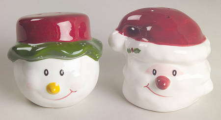 Christmas Twilight Collection Figural Salt & Pepper Set