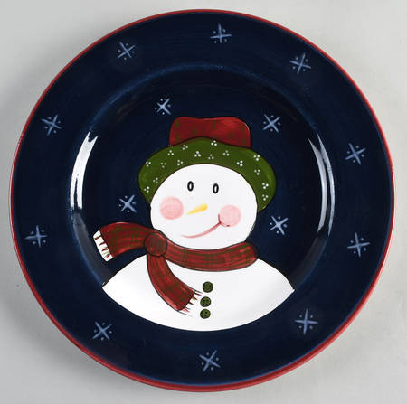 Christmas Twilight Collection Dinner Plate by The Cellar (China)
