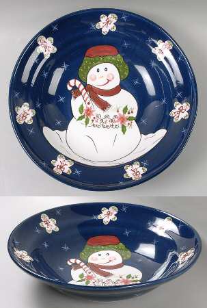 Christmas Twilight Collection 13" Pasta Serving Bowl