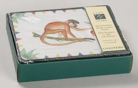 Harmony Square Lacquer Coaster - Set of 4
