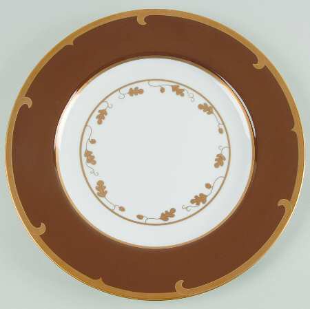 Winter Game Birds Chestnut Brown Service Plate (Charger)