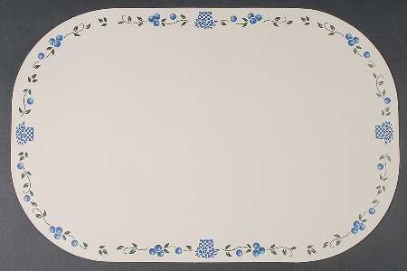 Blueberry Bouquet (Corelle) Reversible Vinyl Placemat
