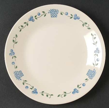 Blueberry Bouquet (Corelle) Bread & Butter Plate