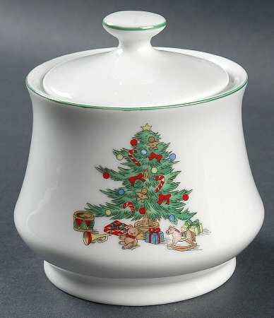 Noel Sugar Bowl & Lid