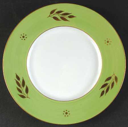 Imperial Impression Green (Teal) Salad/Dessert Plate