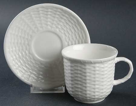 Nantucket Flat Demitasse Cup & Saucer Set by Coalport