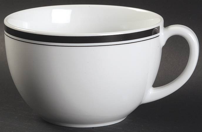 Novi Black Soup Mug