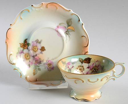 CIQ1 Footed Demitasse Cup & Saucer Set
