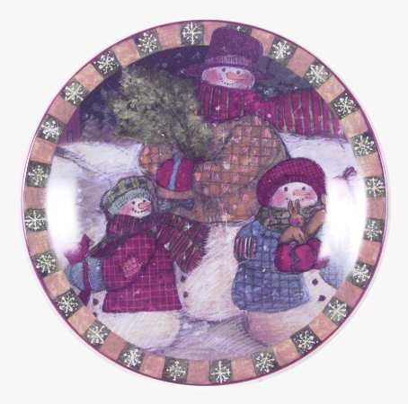 Frosty Snowman Dessert/Pie Plate