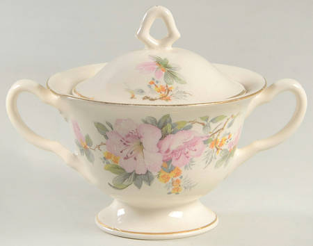 CRO179 Sugar Bowl & Lid by Crooksville