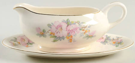 CRO179 Gravy Boat & Underplate/Relish by Crooksville