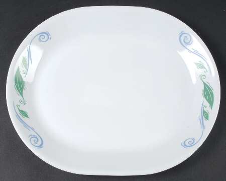 Spearmint (Corelle) 12" Oval Serving Platter