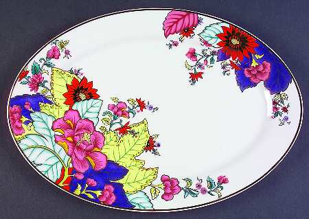 Imperial Leaf 14" Oval Serving Platter