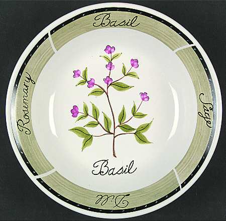 Culinary Herbs 8" Individual Pasta Bowl