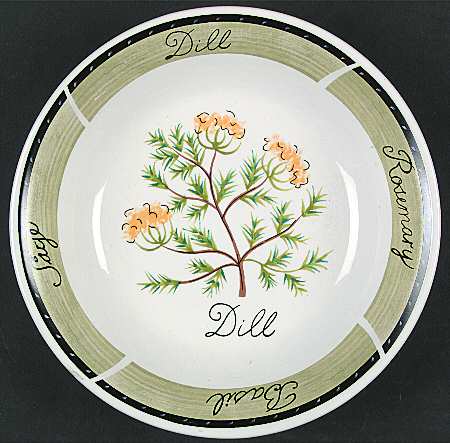 Culinary Herbs 8" Individual Pasta Bowl
